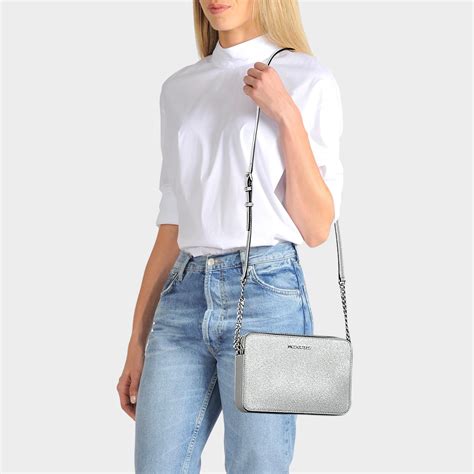 michael kors silver tote|michael kors silver crossbody.